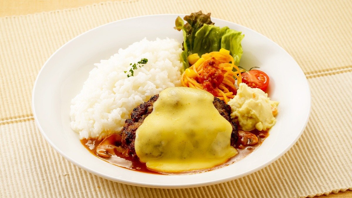 Image of Hamburger steak and chicken cutlet Roppongi Hachibankan