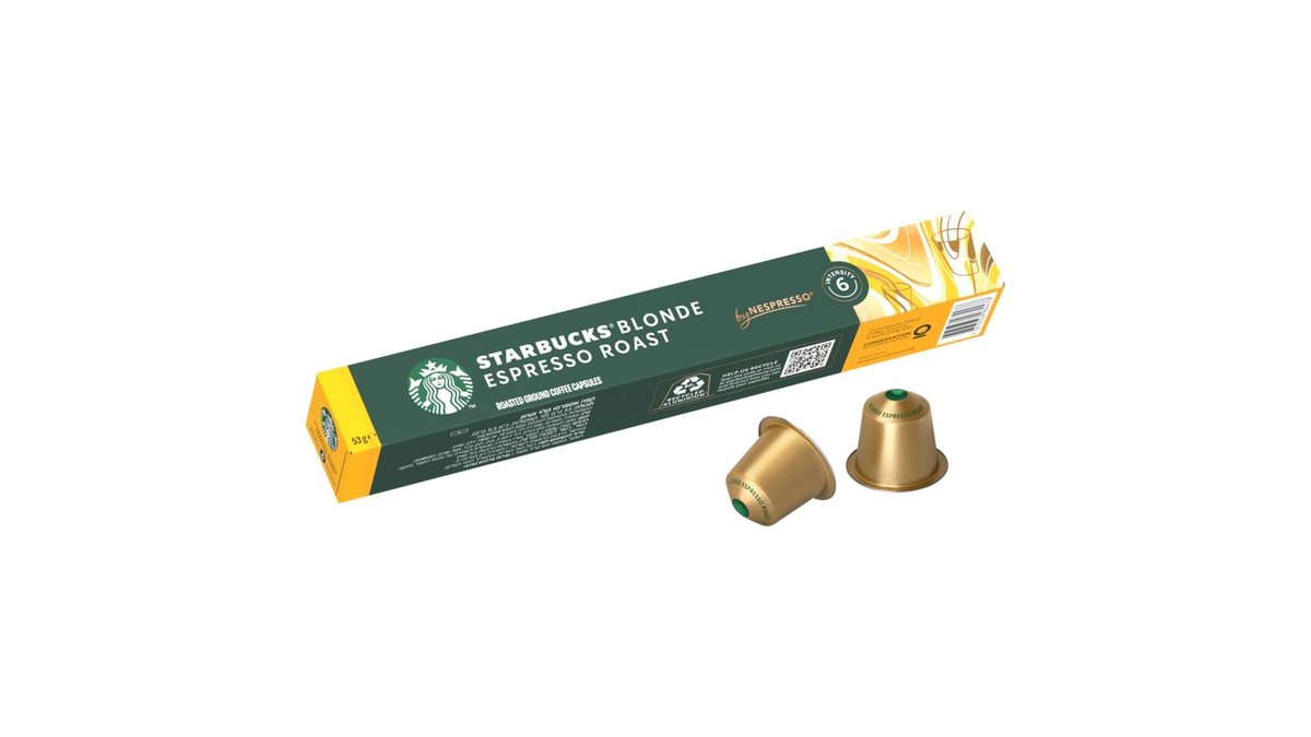 Starbucks By Nespresso Vertuo Blonde Espresso Roast Coffee Pods (50 Count) – Best By 07/2026