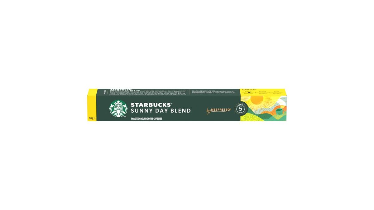 Starbucks by Nespresso Sunny Day Blend - káva v kapsulách - 10 kapsúl v balení