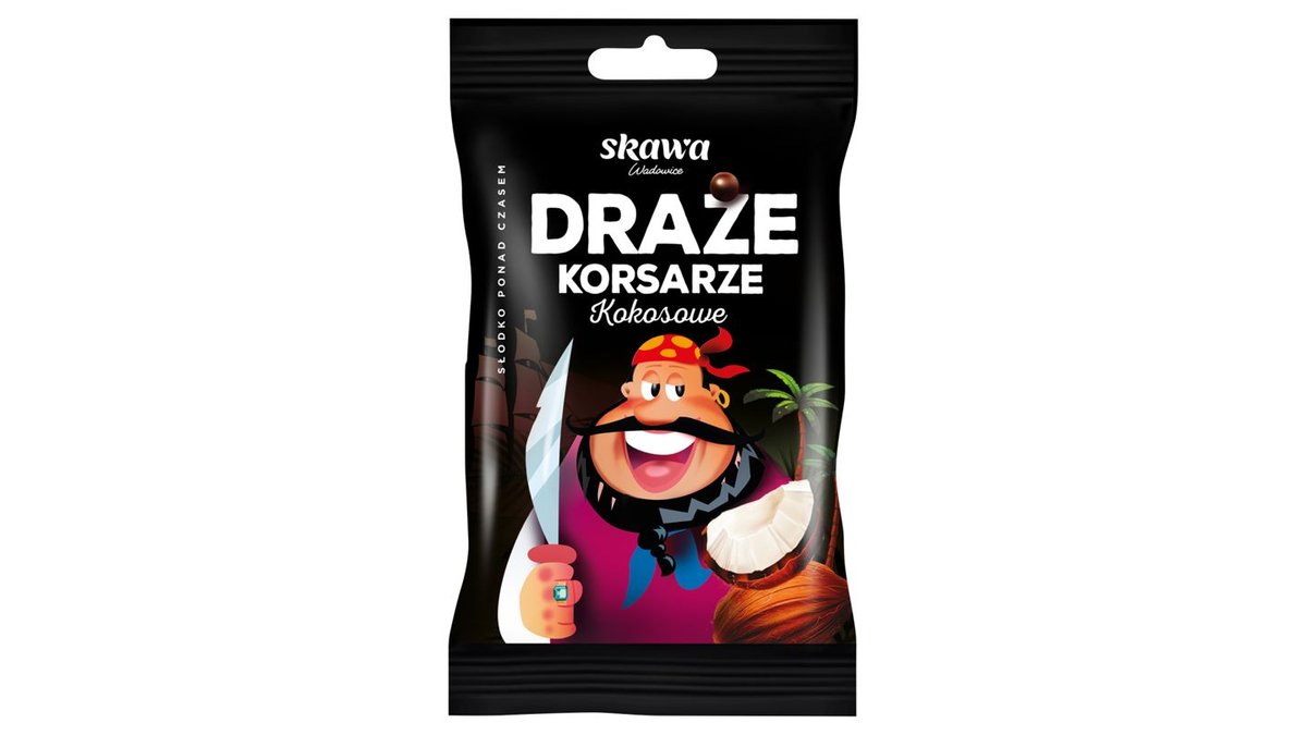 Wadowice Skawa Korsarz Draże kokosowe 70 g