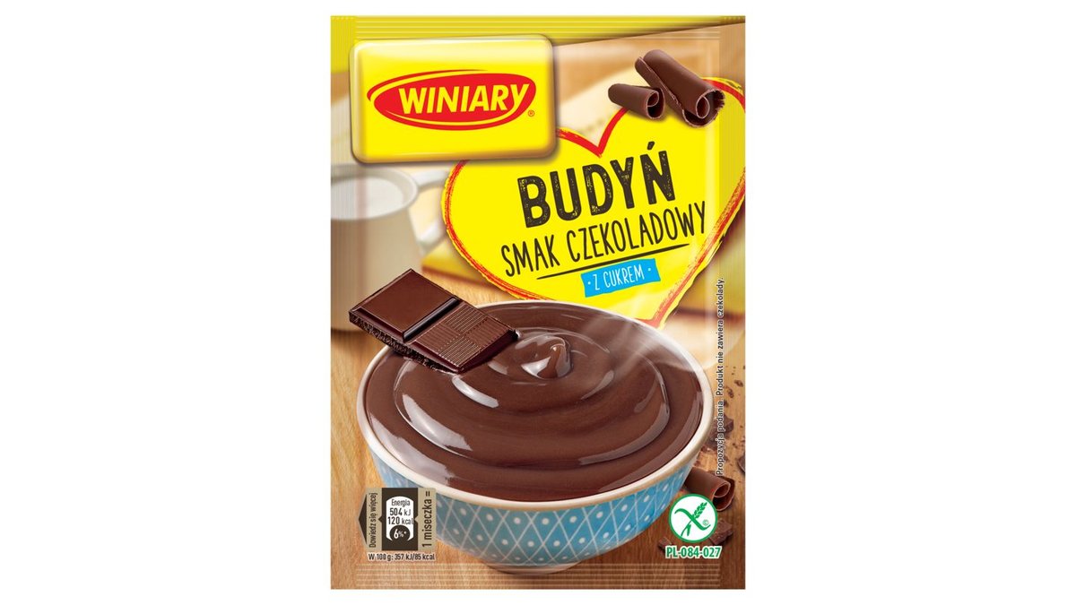 Winiary Budyń z cukrem smak czekoladowy 63 g