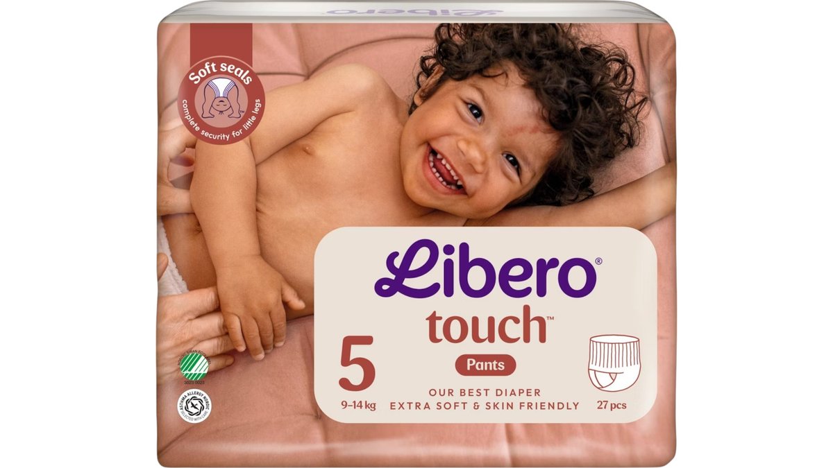 LIBERO Touch housuvaippa koko 5, 27kpl, 9-14kg