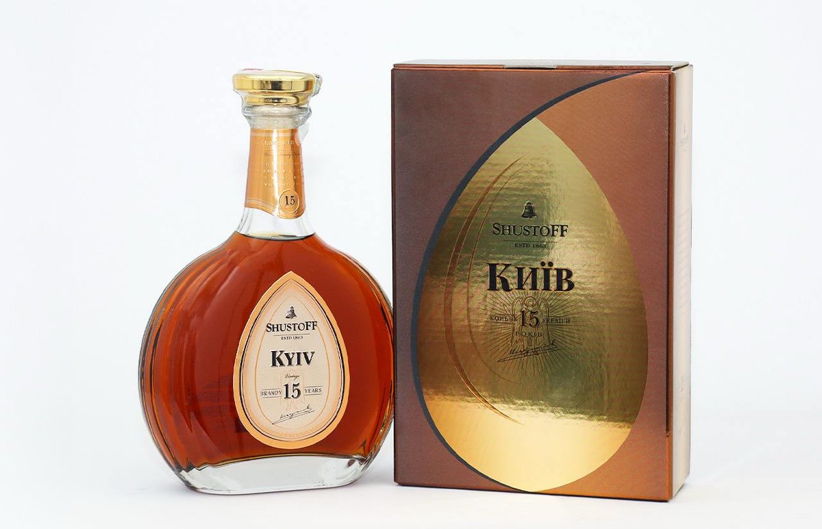 Brandy Vintage «Kyiv» Shustoff 700ml | Berezka Cuisine & Store Medousis ...