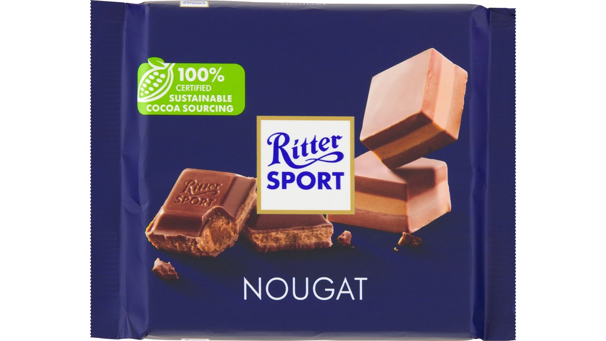 Chokolade m. nougat, Ritter sport
