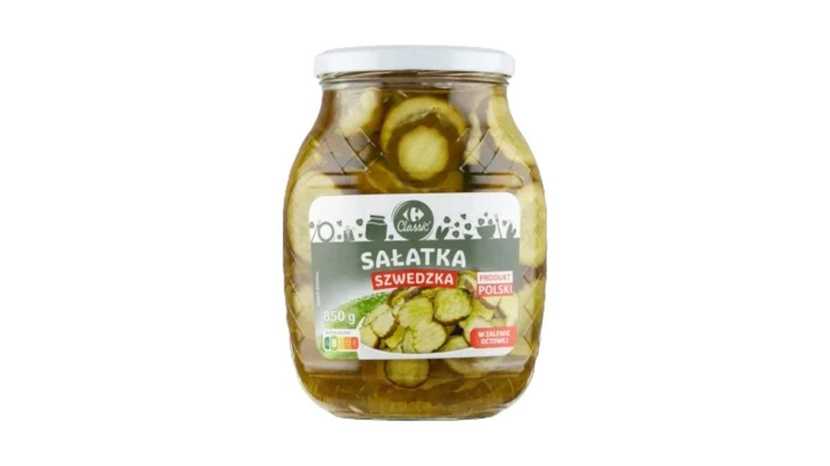 Carrefour Sałatka szwedzka w zalewie octowej 850 g
