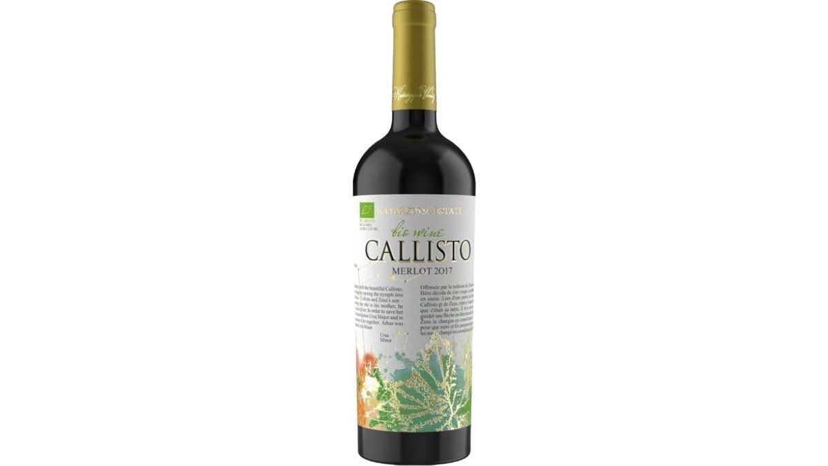 Callisto Bio Merlot Wino Czerwone wytrawne 14,5% 750 ml