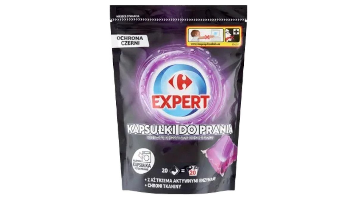 Carrefour Expert kapsułki do prania czarnego 20 szt.