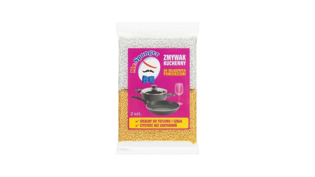 Mr Sponger Zmywak teflon 2 szt.