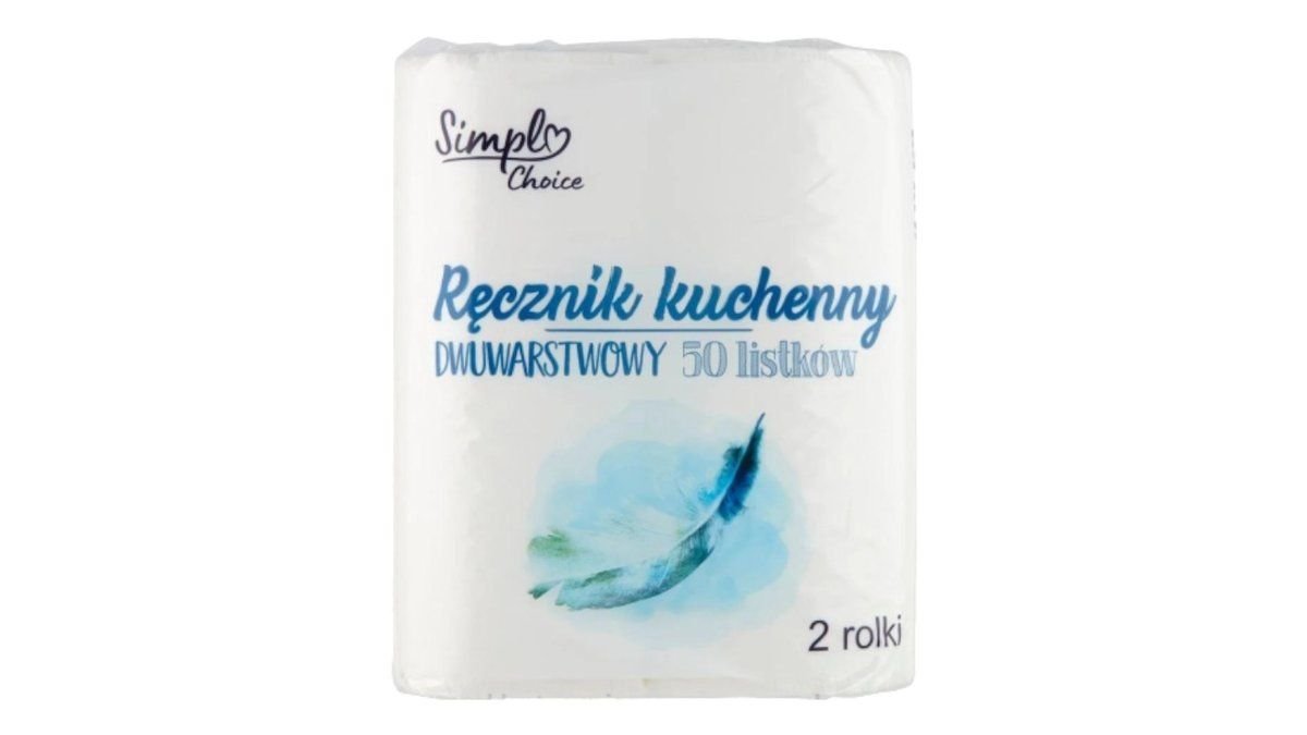 Carrefour Simpl Ręcznik papierowe 2-warstwowe 50 listków
