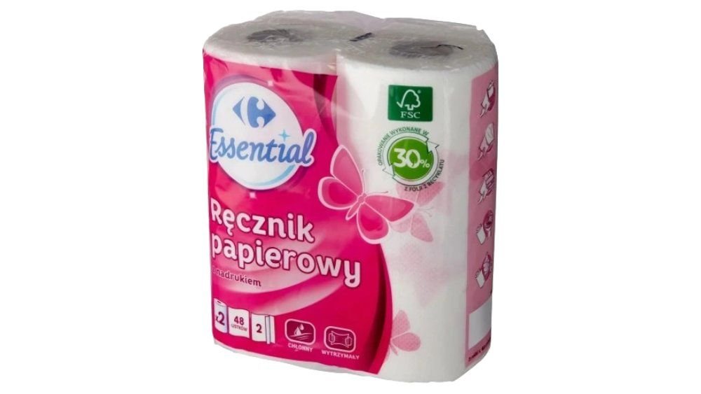 Ręcznik papierowy 2 warstwowy 2 rolki