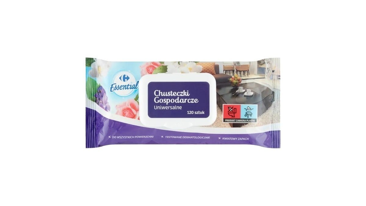 Carredour Essential Chusteczki uniwersalne 120 sztuk