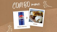 Objednať COMBO Kebab + nápoj BIRGO ZDARMA