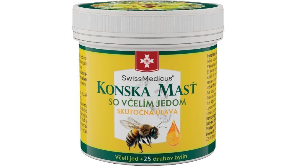 Konská masť so včelím jedom Swissmedicus 150 ml