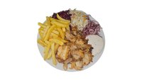 Objednať Kebab tanier s hranolkami