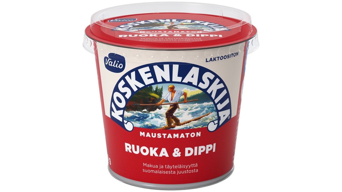 Valio Koskenlaskija® Ruoka & Dippi maustamaton laktoositon e250g