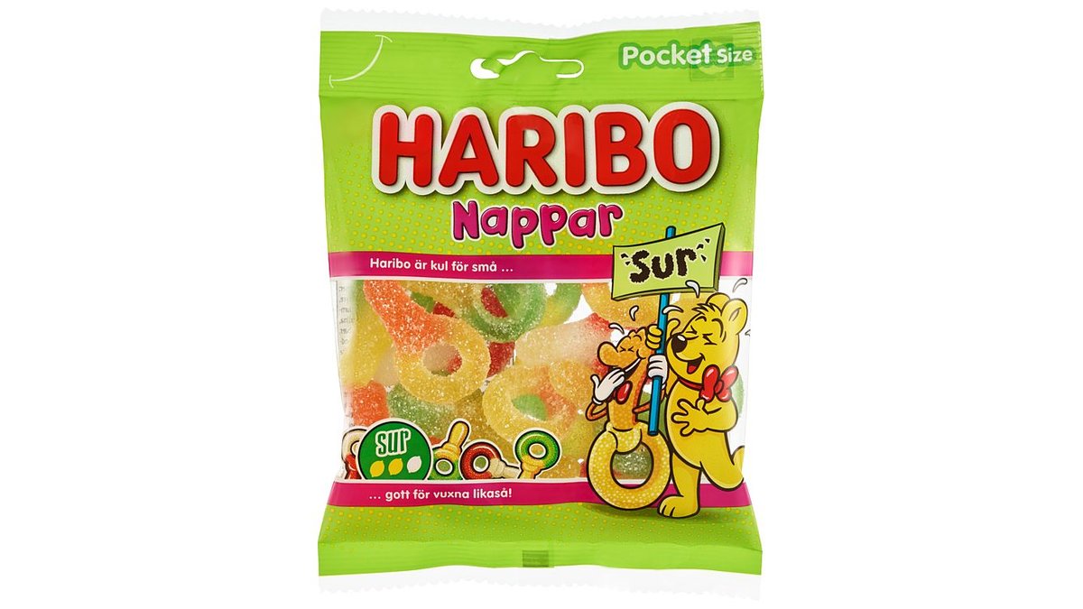 Haribo Nappar Sur, 80 g