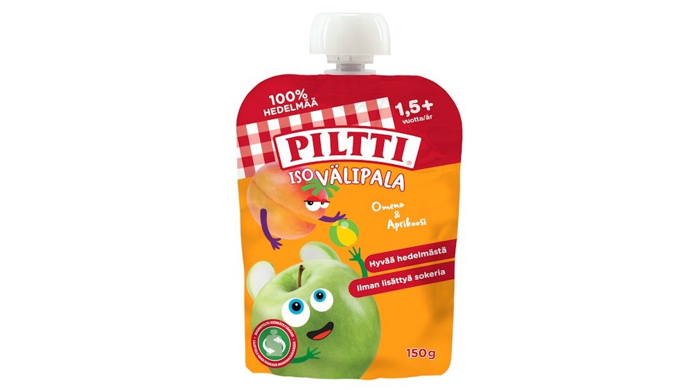 Piltti Iso välipala 150g 1,5+ vuotta omena & aprikoosi | K-Market Otso ...