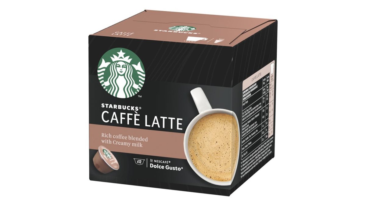 Starbucks 12 kaps/121.2g Caffe Latte maitokahvikapseli