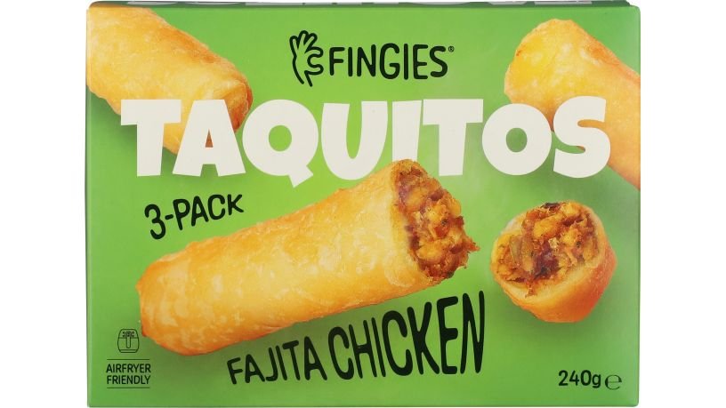 ❄️Taquitos m. fajita kylling, Fingies