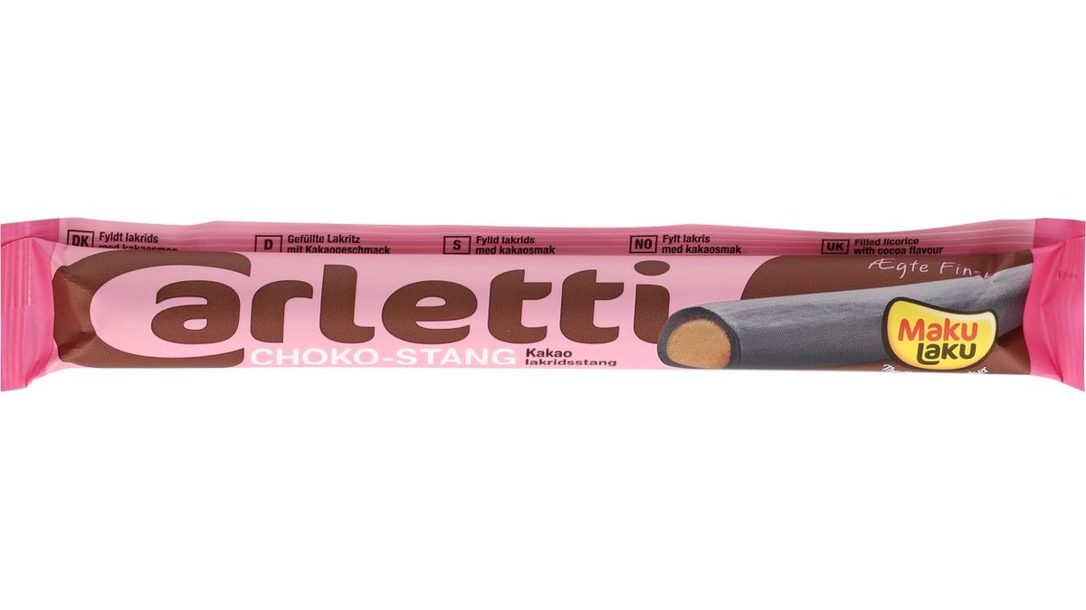 Lakridsstang M. Kakao, Carletti