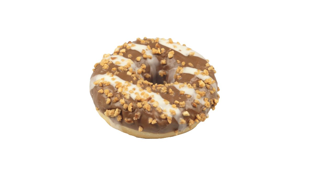 Donut s náplní lískooříškovou