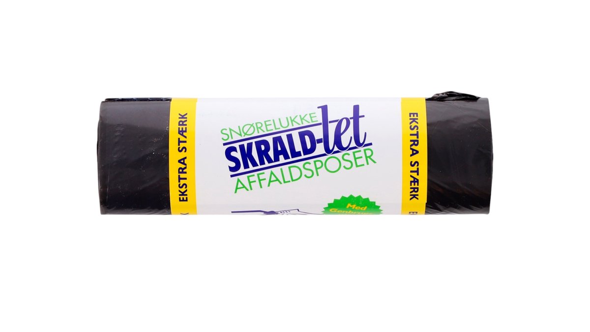 Affaldsposer m. snørelukning 20 l, Skrald-Let