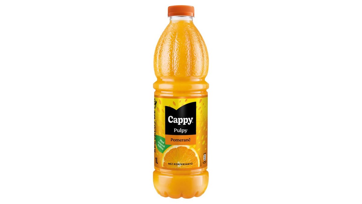 Cappy Pulpy pomeranč 1l