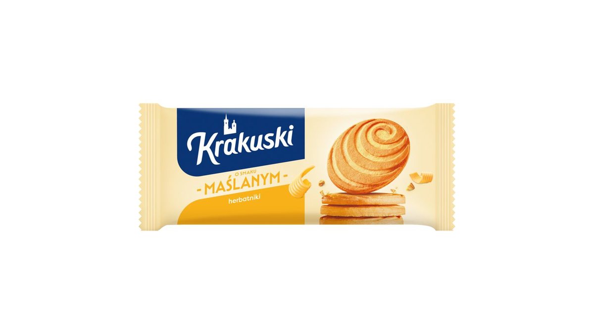 Krakuski Herbatniki o smaku maślanym 201 g