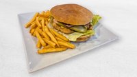 Objednať Kurací burger s hranolkami