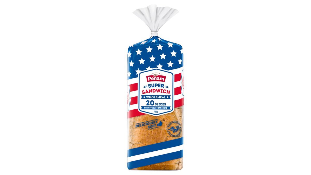 Penam Super sandwich celozrnný, 750 g