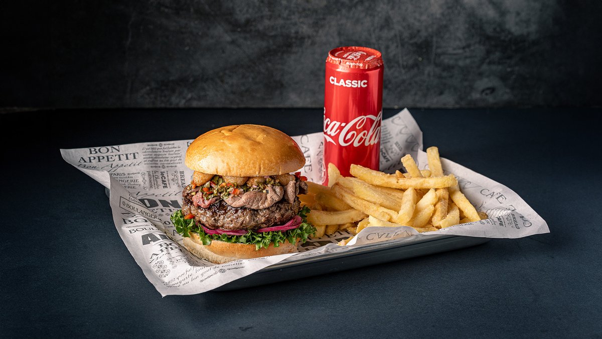 המבורגר פסיכיאטר — המבורגר ברוטב מושחת