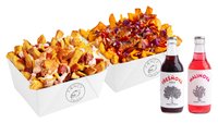 Objednať Animal Style Fries, BBQ Style Fries a 2x limo