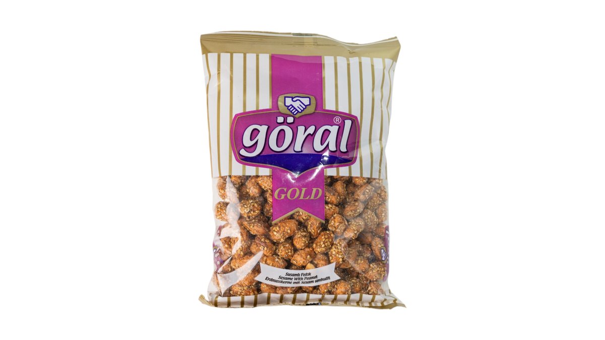 Solené arašidy sezamové.