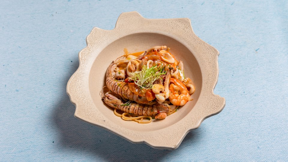 Linguini with Seafood