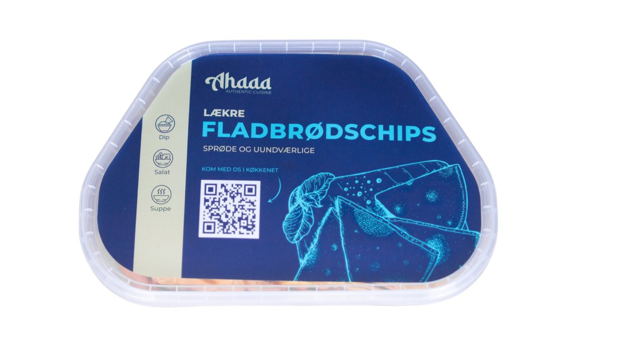 Ahaaa Fladbrødschips 160 g