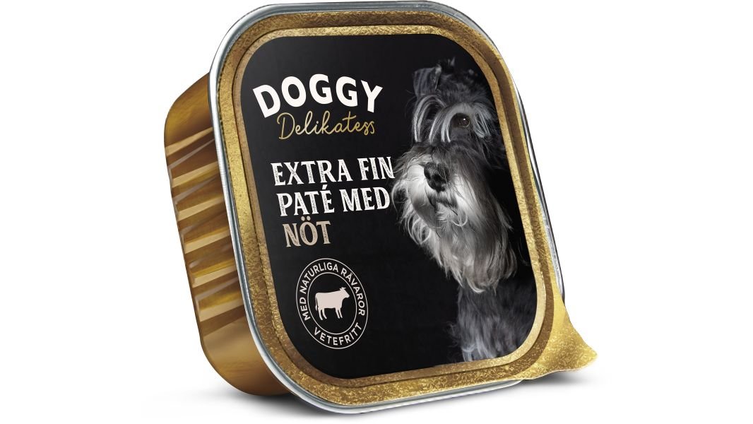 Doggy Delikat Hundmat Delikatesspaté Nöt, 150 g