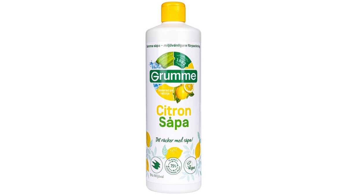 Grumme Såpa Allrengöring Citron, 750 ml