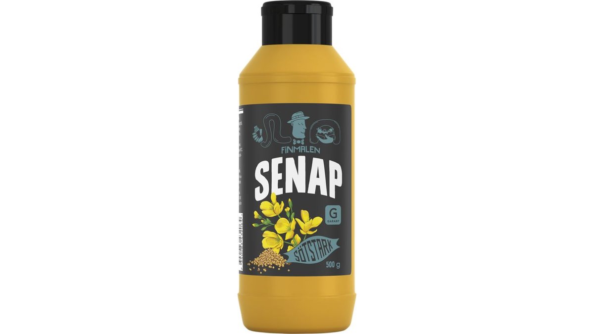 Garant Senap Sötstark Finmalen, 500 g