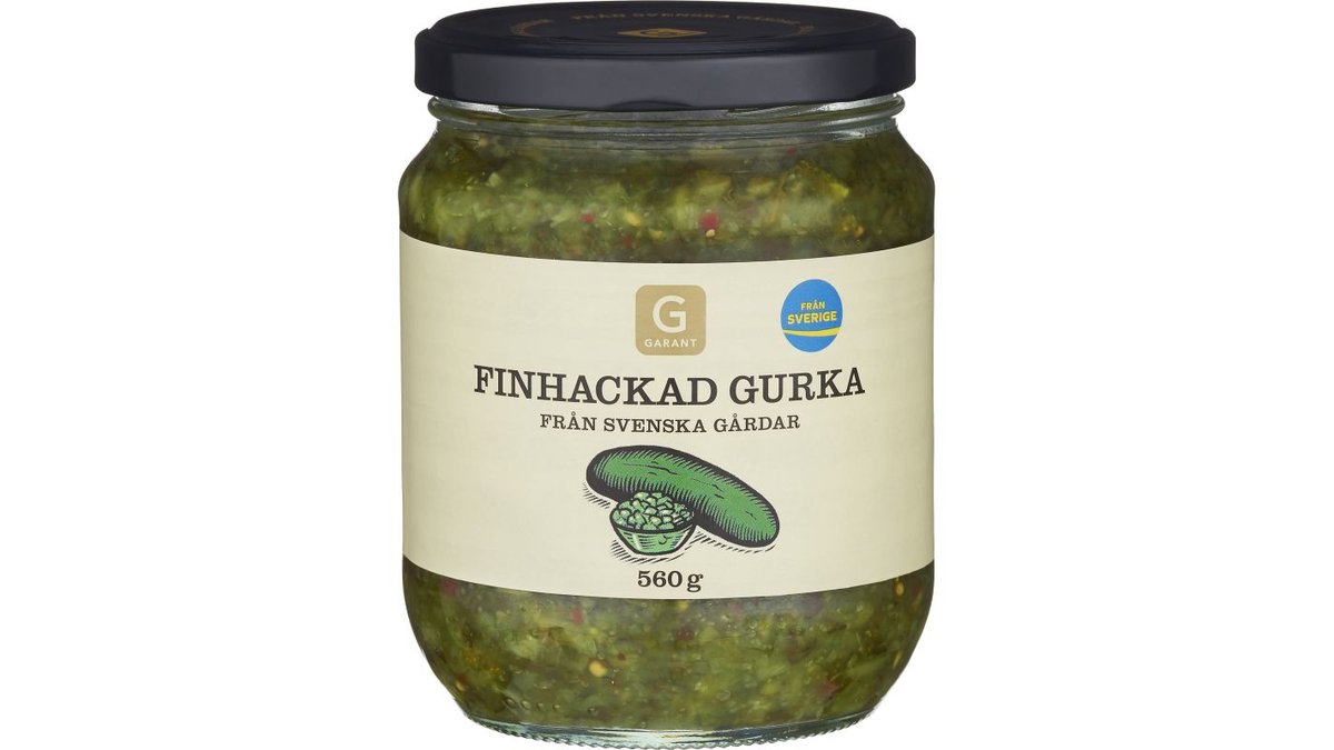 Garant Gurka Finhackad, 560 g