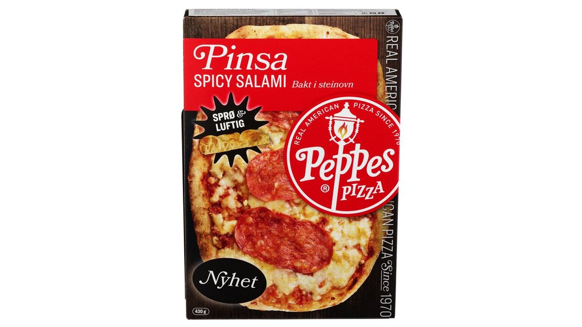 ❄️ Peppes Pizza Pinsa Spicy Salami, 430 g