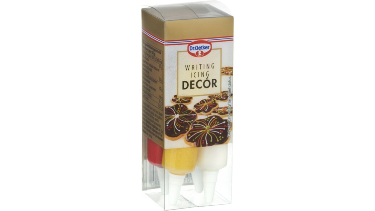 Dr. Oetker Dekorationsglasyr, 76 g