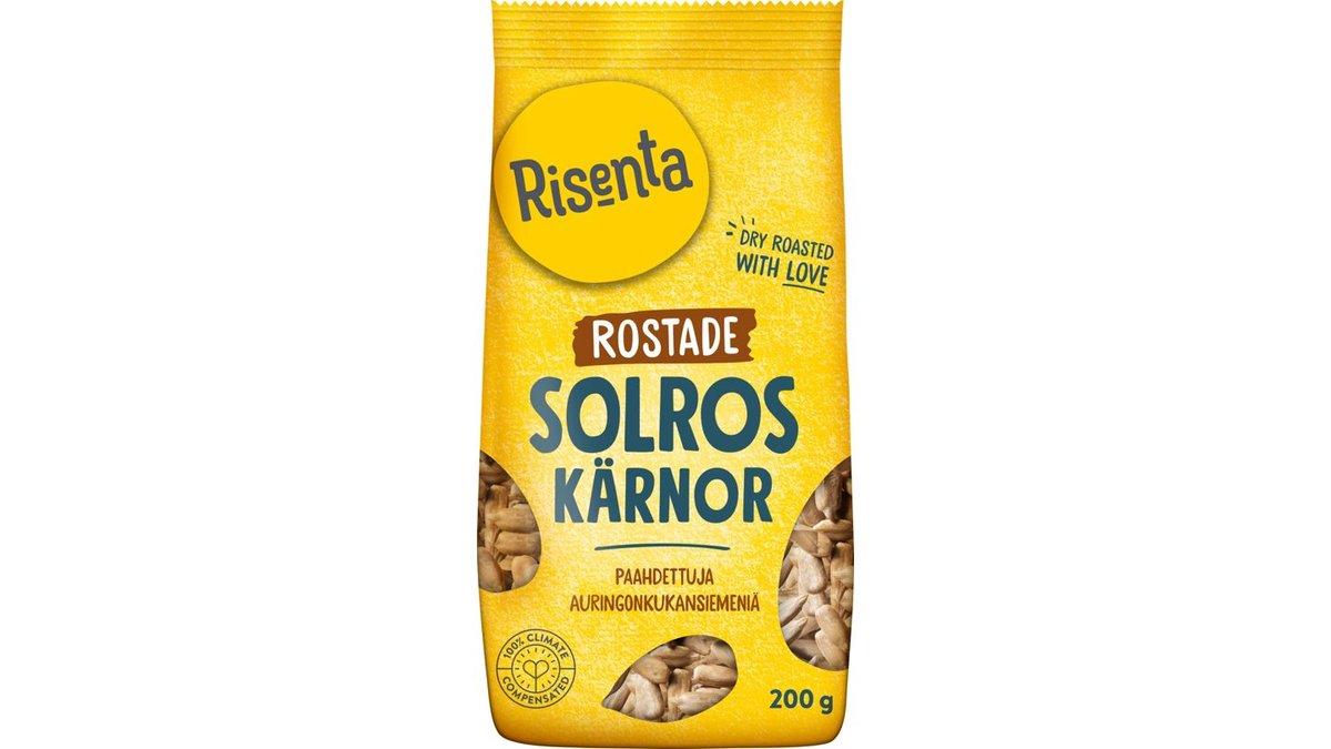 Risenta Rostade Solroskärnor, 200 g