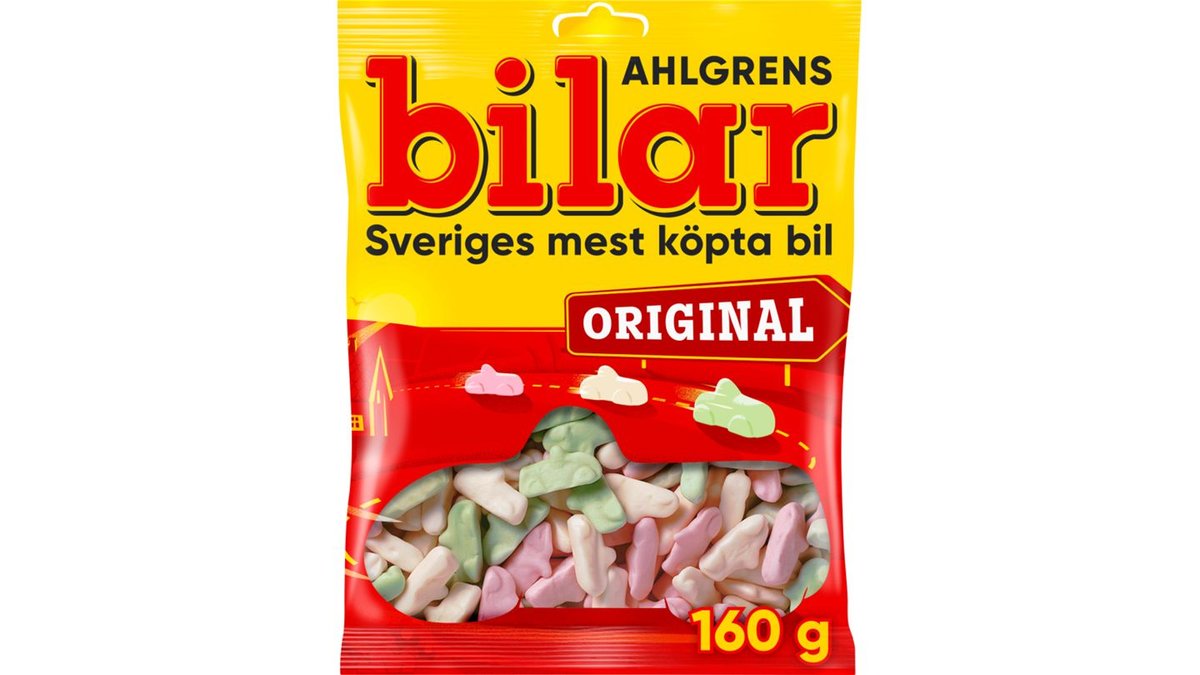 Cloetta Ahlgrens Bilar Original, 160 g