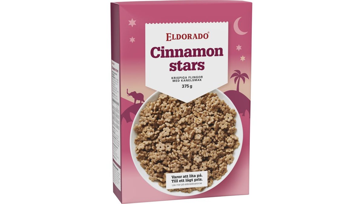 Eldorado Flingor Cinnamon Stars, 37 g