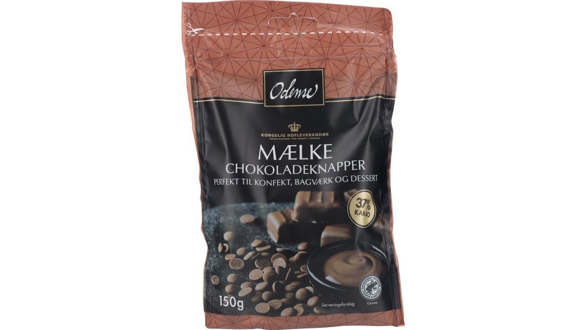Odense Chokladknappar Ljus, 150 g