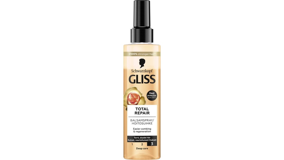 Schwarzkopf Balsam Spray Total Repair Gliss, 200 ml