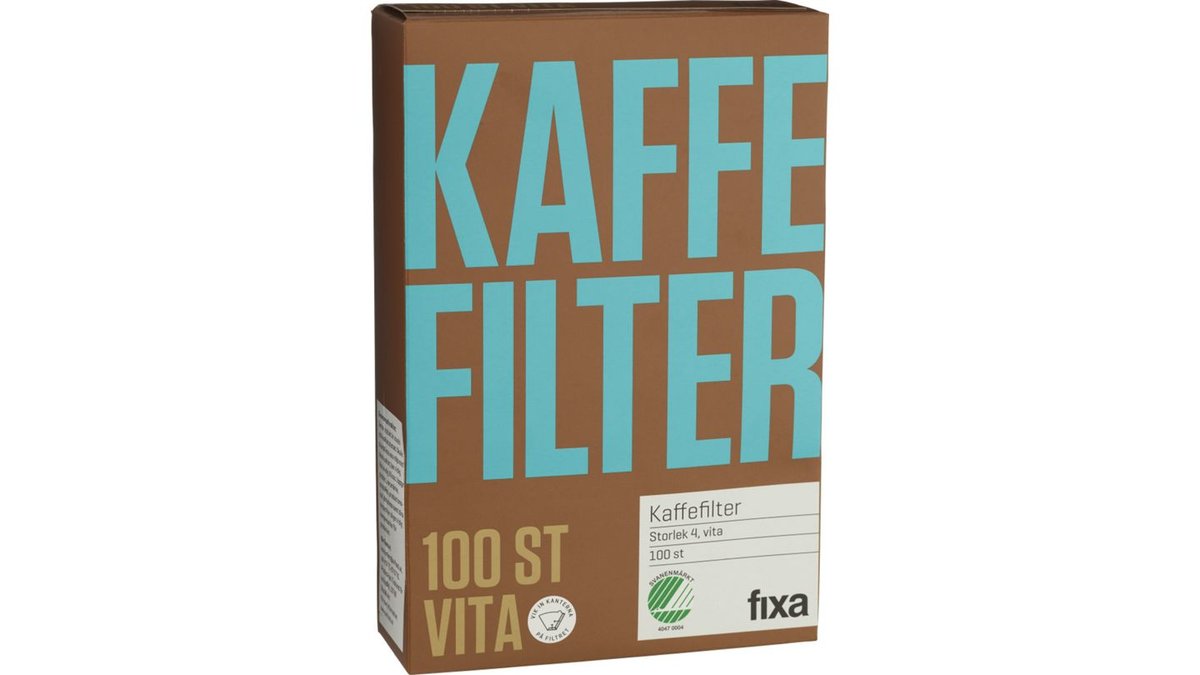 Fixa Kaffefilter Vita 1x4, 100-pack