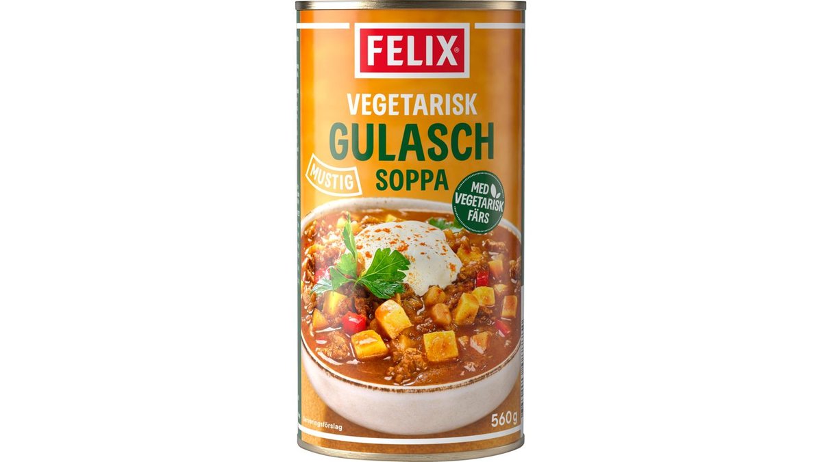 Felix Gulaschsoppa Vegetarisk, 560 g