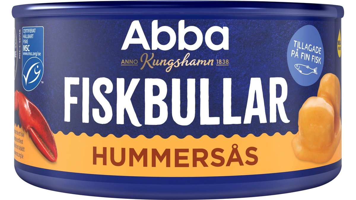 Abba Fiskbullar i Hummersås, 375 g