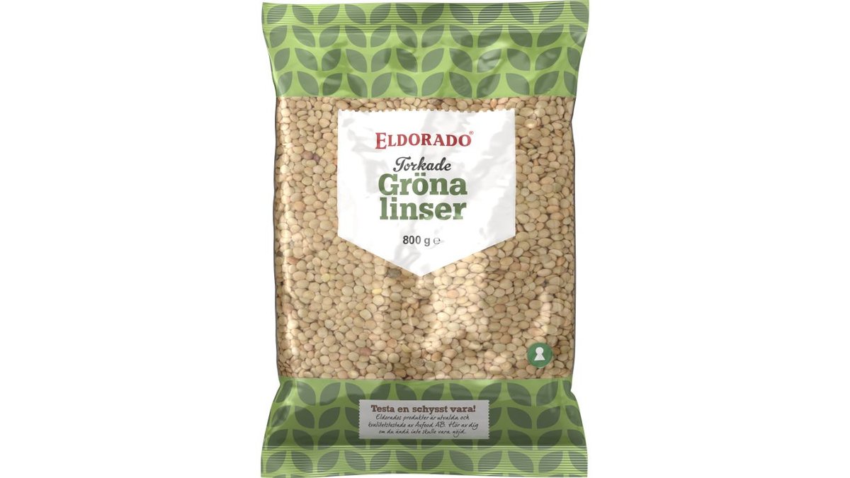 Eldorado Gröna Linser, 800 g